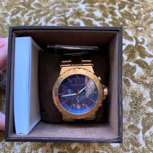 Michael Kors Navy/Gold unisex watch